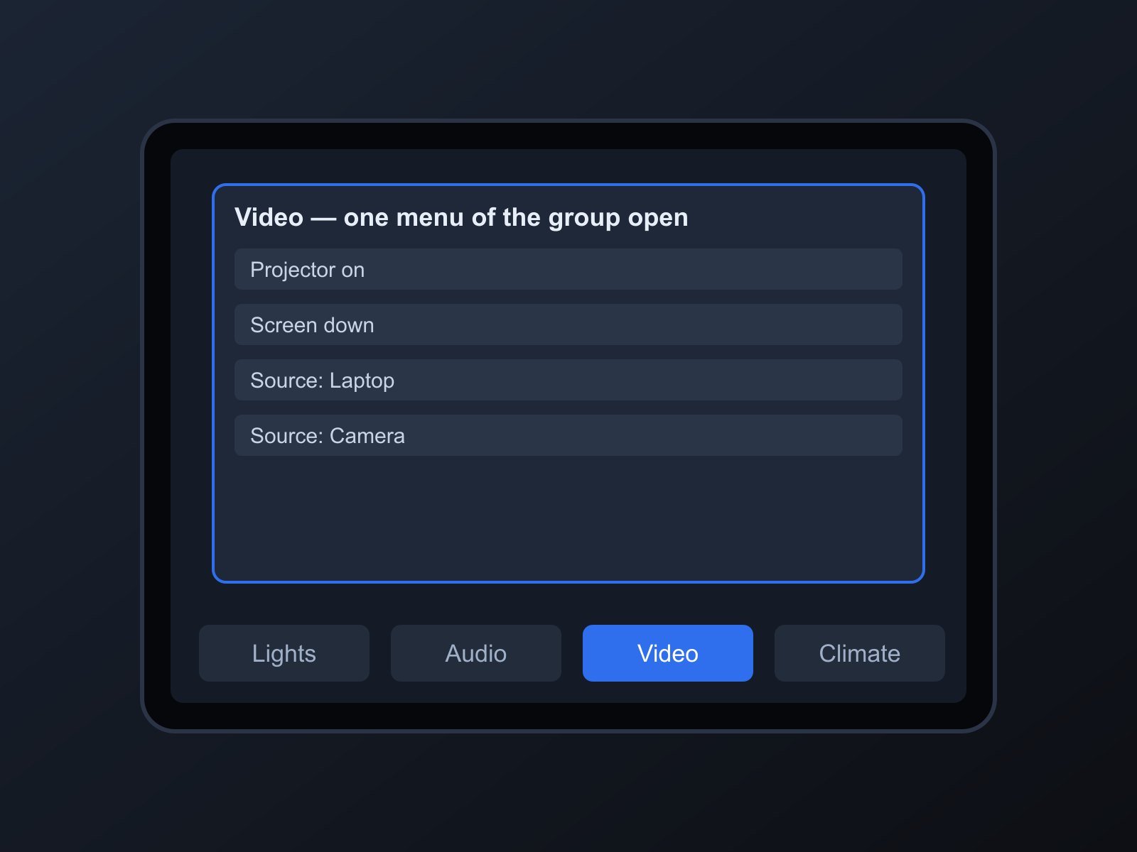 Menus that close themselves